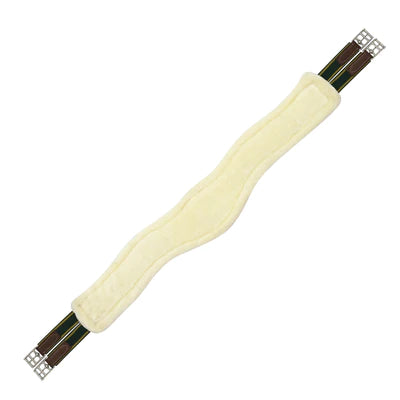 CONTOURED LEATHER FLEECE GIRTH
