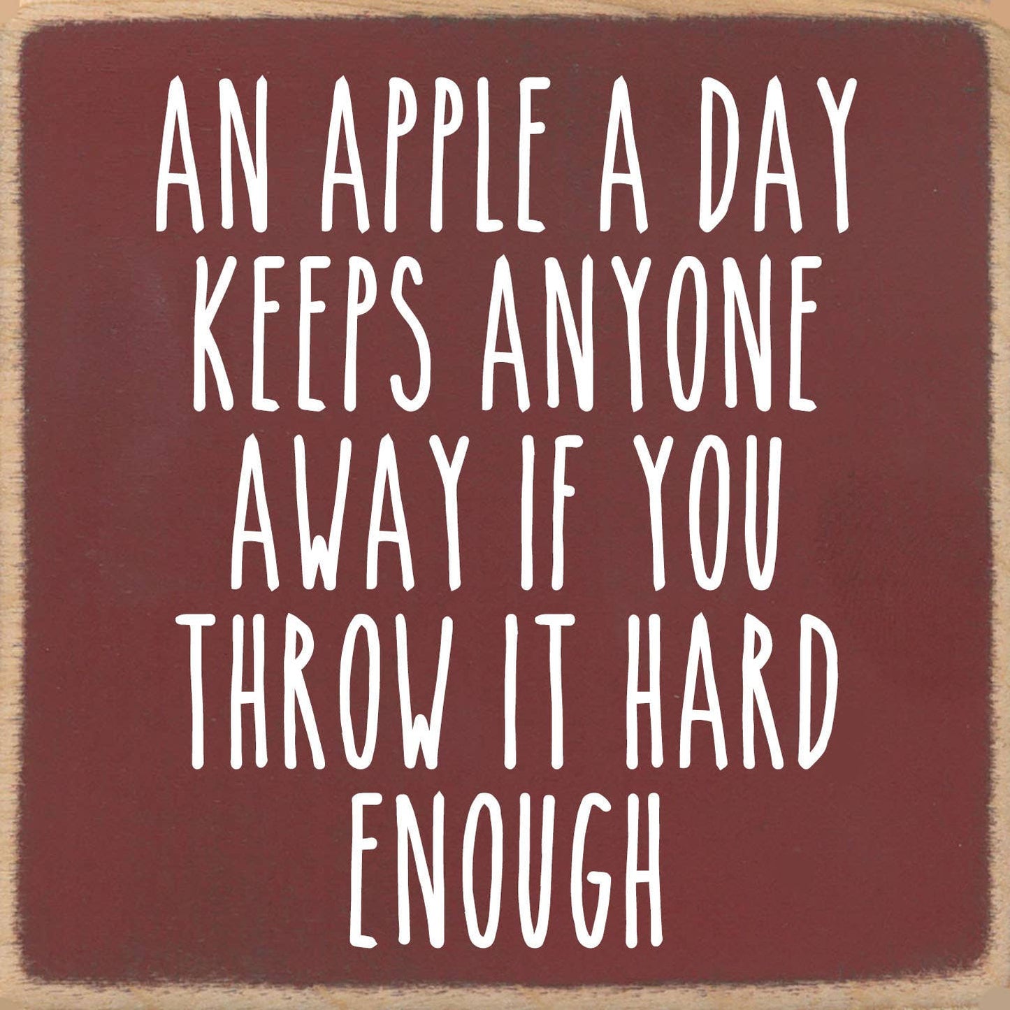 5X5-213 An Apple Shelf Sitter