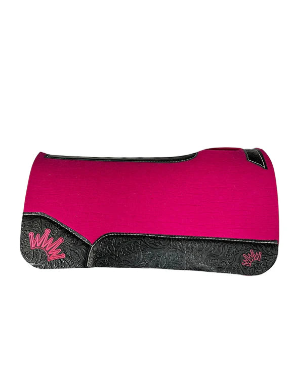 Best Ever Saddle Pad 30"x30" 1" Pink Kush