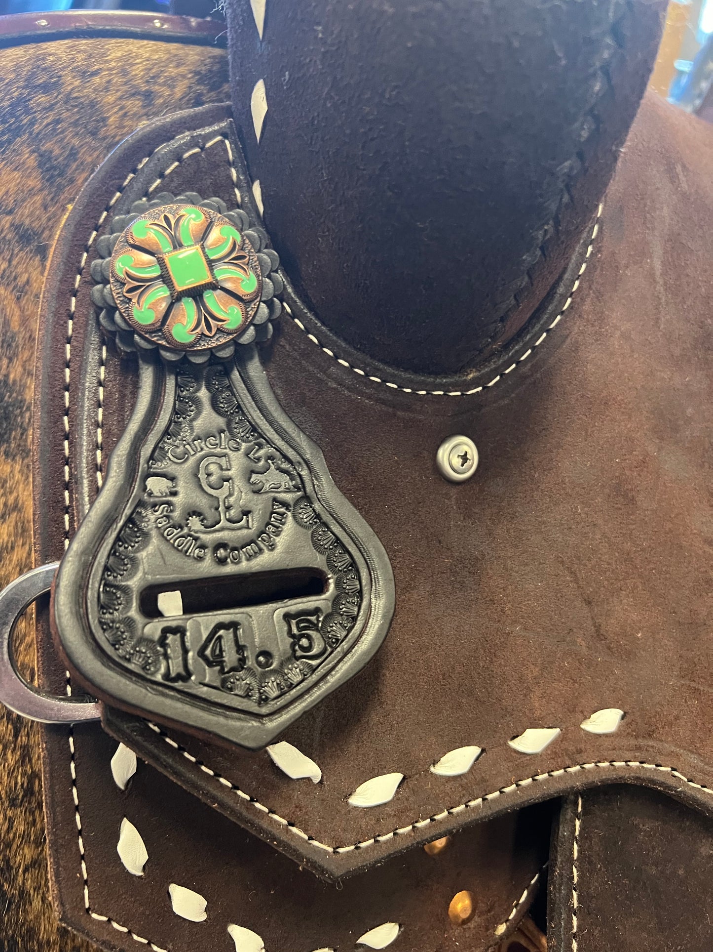 Circle L Saddle Spinal Relief Buckstitch