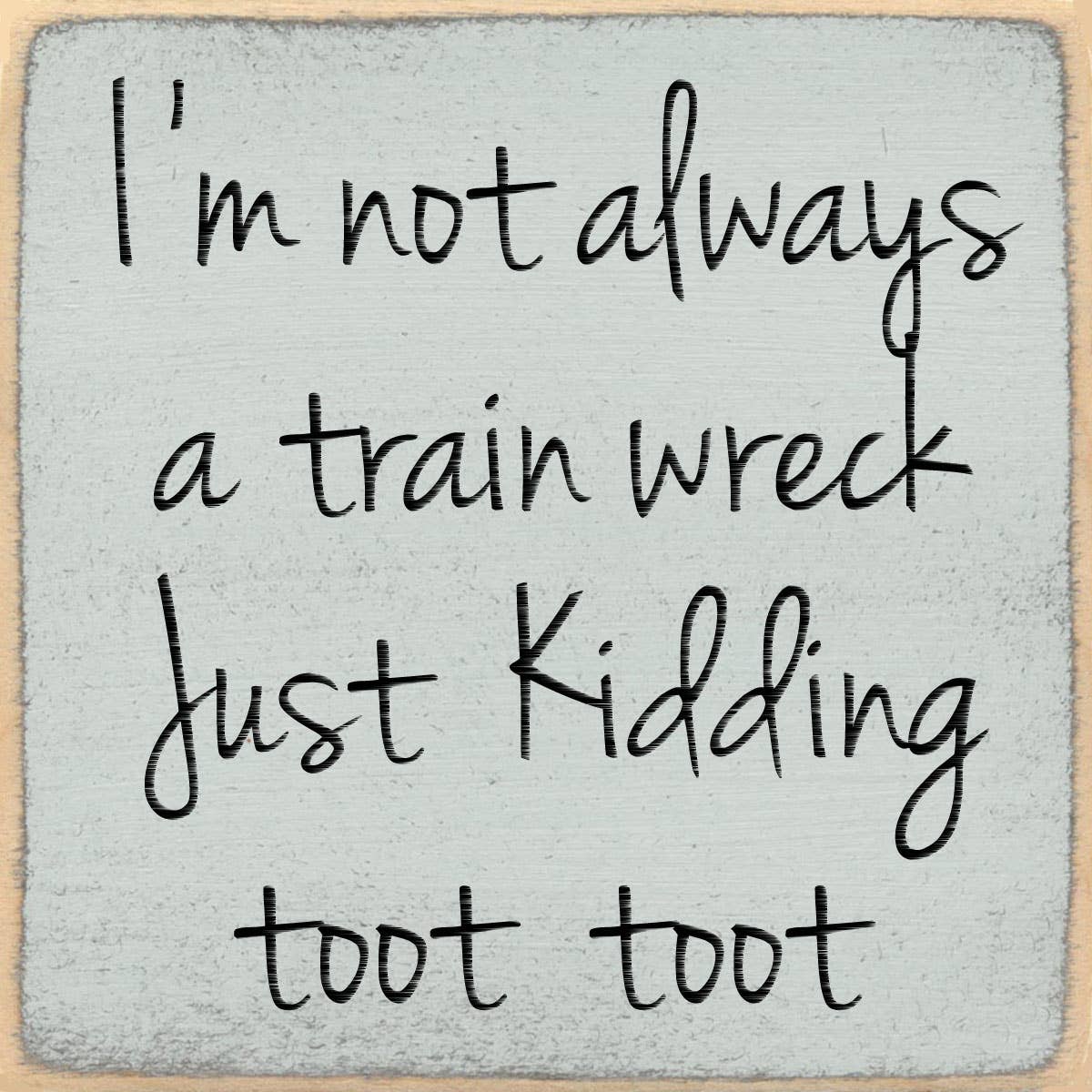 4x4-1063 Toot toot Shelf Sitter