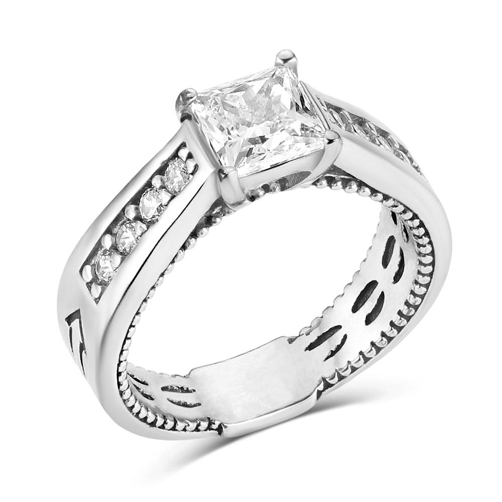 Follow Your Arrow Crystal Ring - size 7