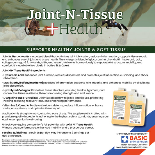 Joint-N-Tissue Health for Horses 30 day supply