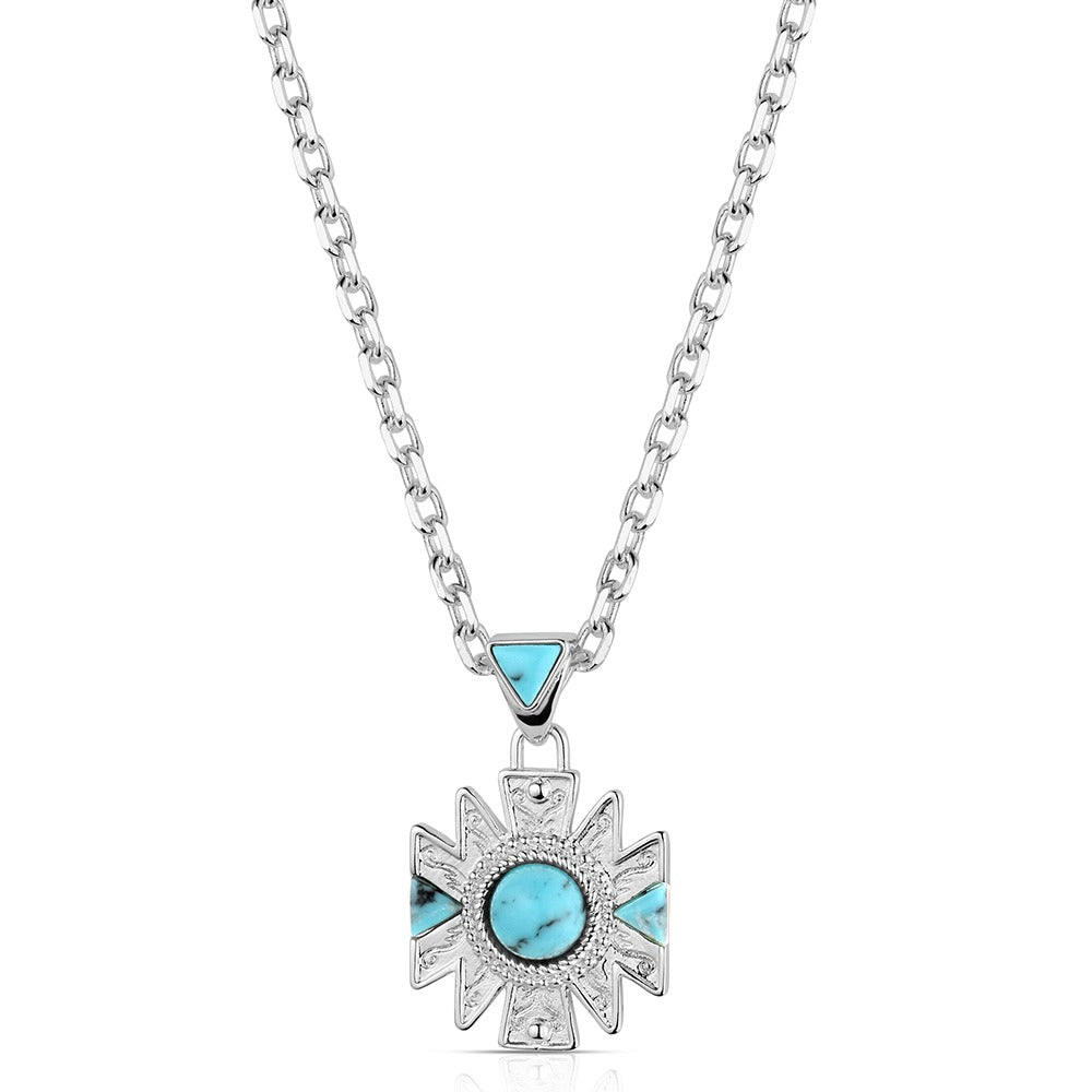 Southwestern Sun Turquoise Necklace