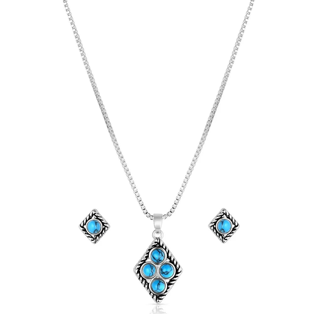Bluebird Skies Jewelry Set