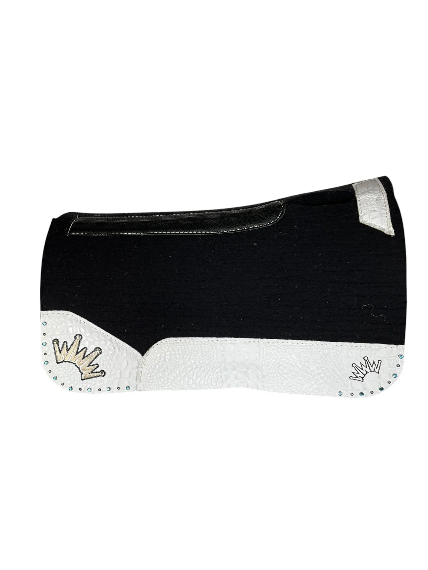 Best Ever Saddle Pad 28x28 1" Black Kush