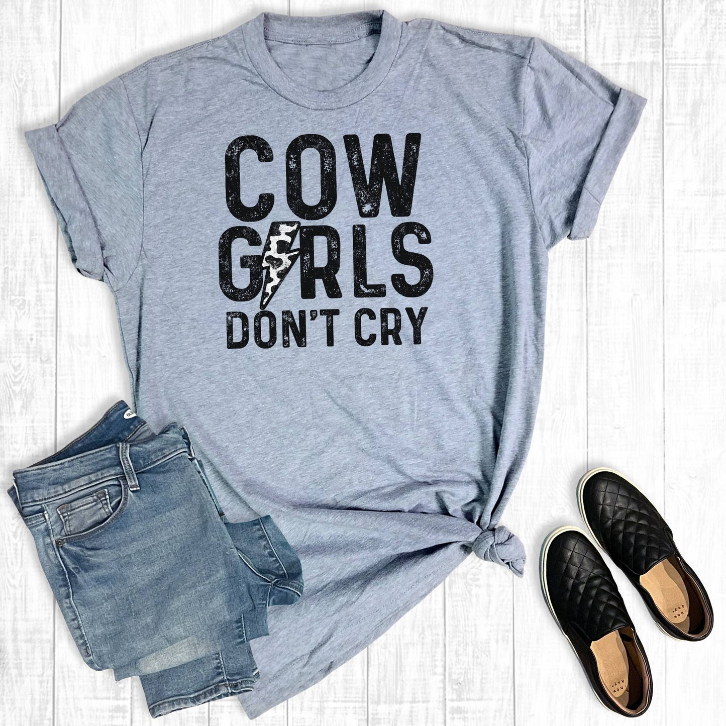 Western Cowgirls Don't Cry Graphic Tee