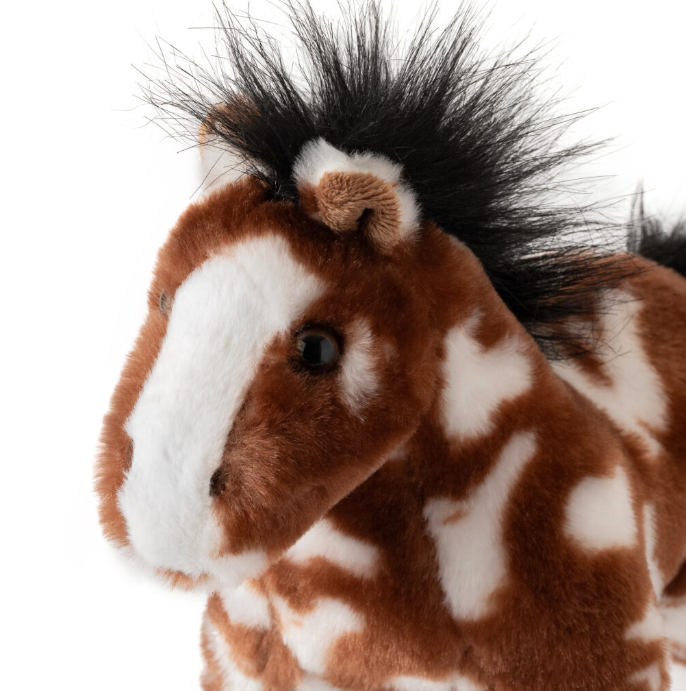 12" (30cm) Standing Horse Painted / Pinto Farm/Barnyard Animal