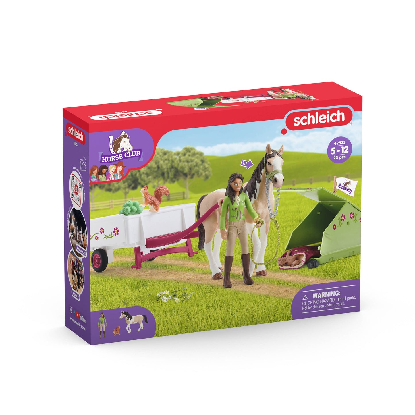 Horse Club Sarah's Camping Adventure Playset with Rider