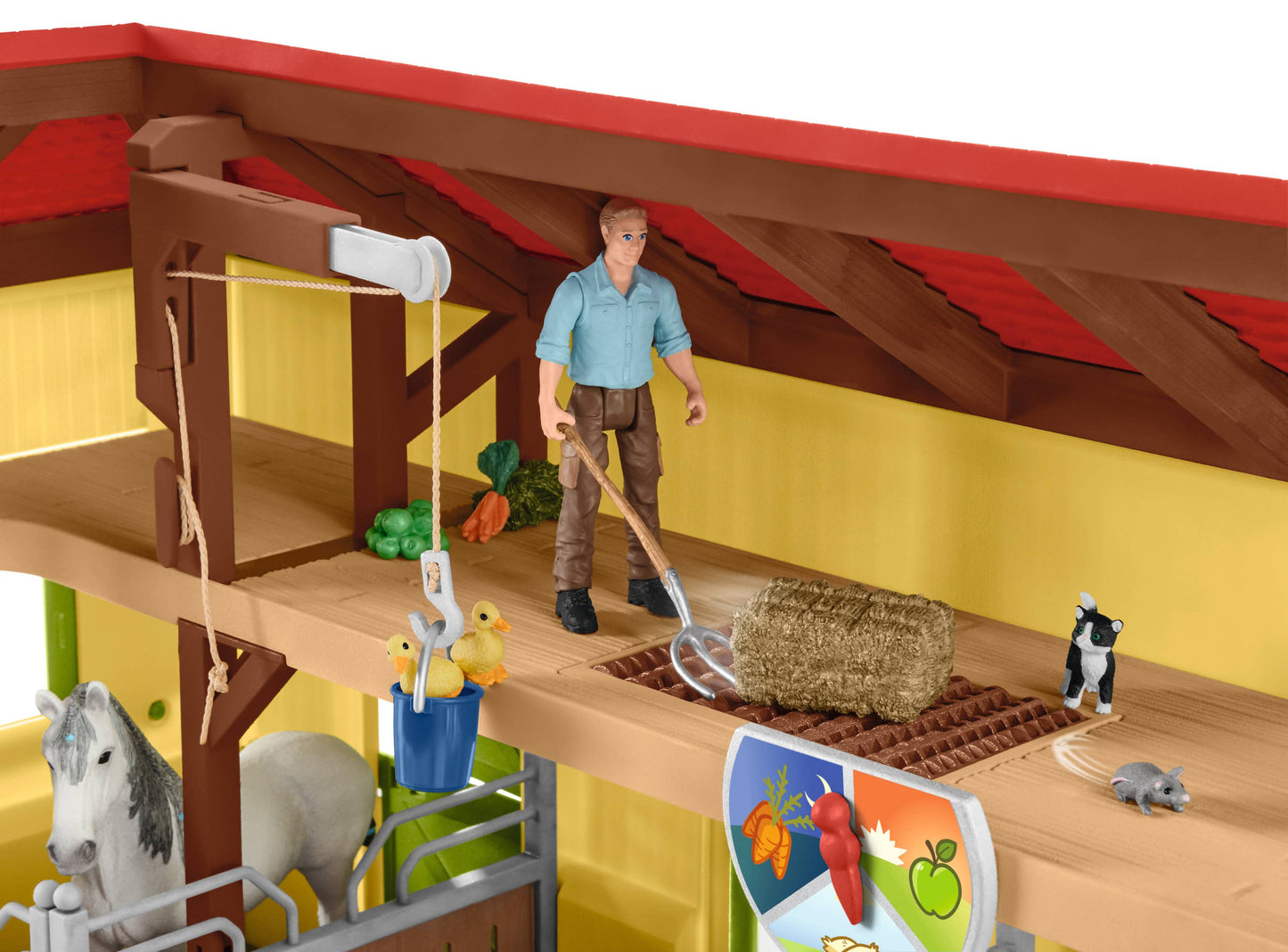 Horse Stable Farm Play Set