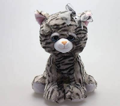 10" (25cm) Lash'z Tabby Cat Shadow - Grey