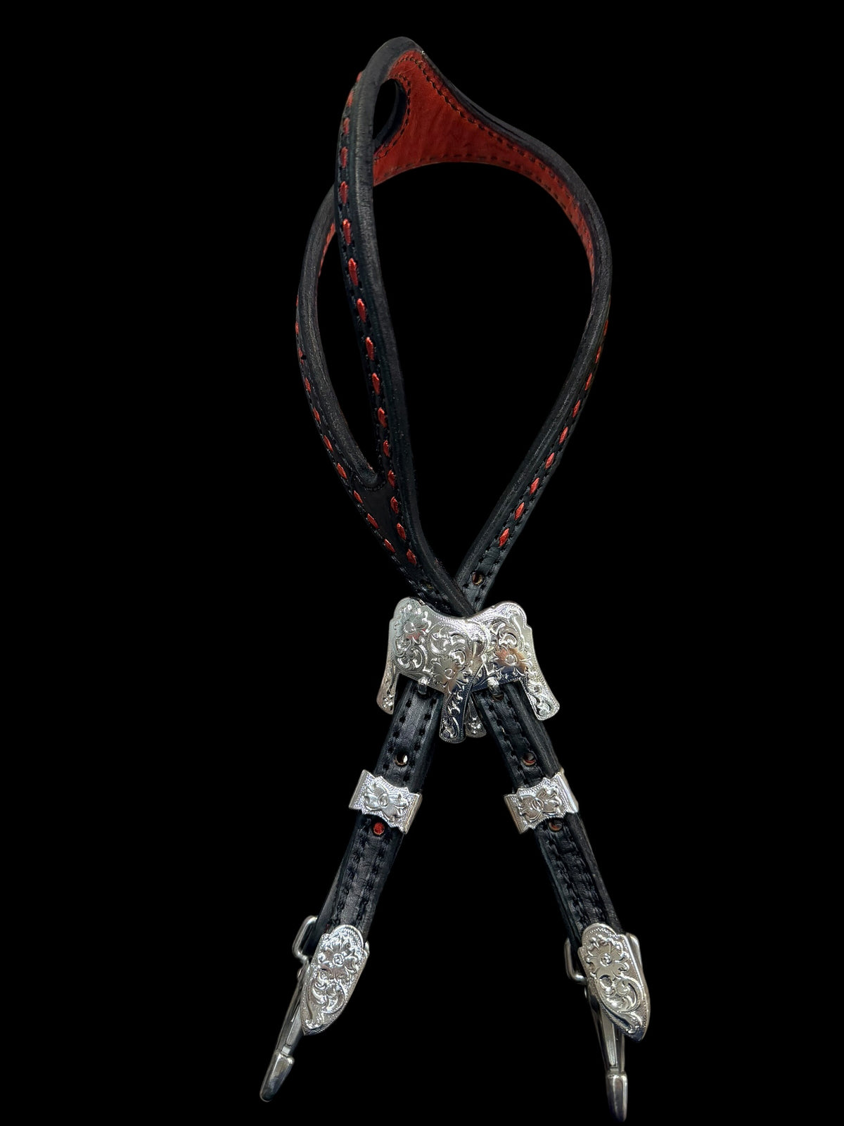Quick change one ear buckstitched headstall