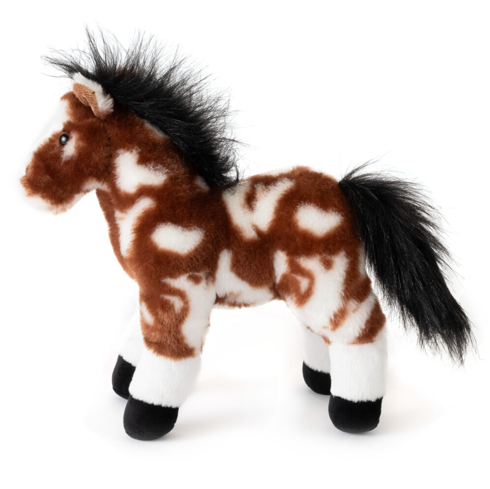12" (30cm) Standing Horse Painted / Pinto Farm/Barnyard Animal