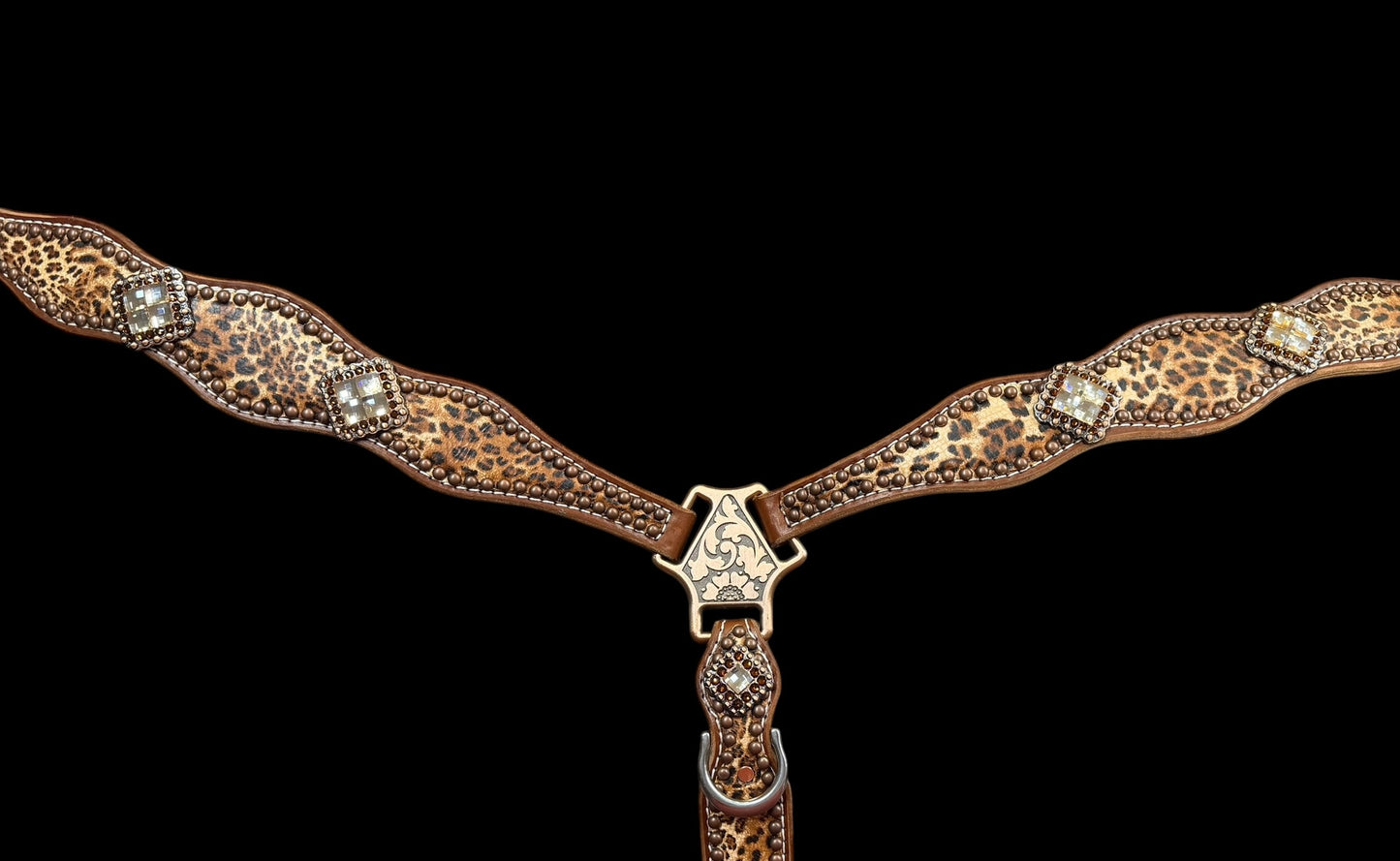 Cheetah on medium leather