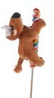 8" Lollyplush Longhorn Cow w/ 14" Rainbow Lollipop