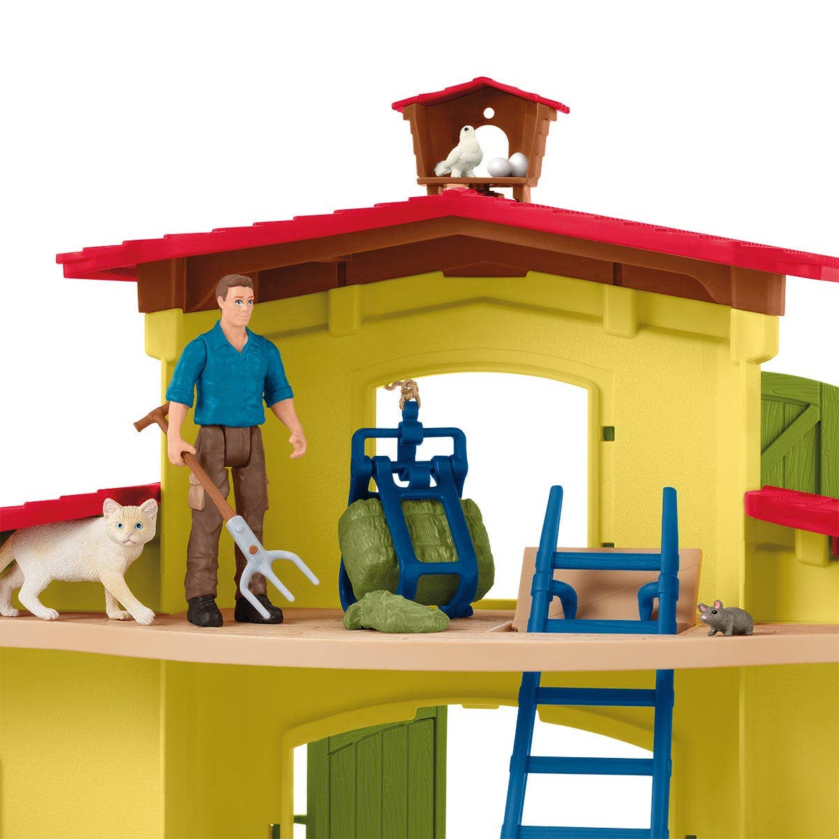 Large Farm (Yellow)  Farm Figurine Toys Play Set