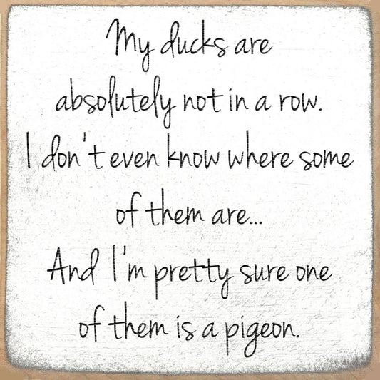 5X5-204 My Ducks Shelf Sitter