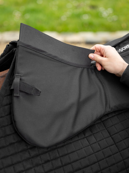 ProSorb Plain 2 Pocket Half Pad Black Medium