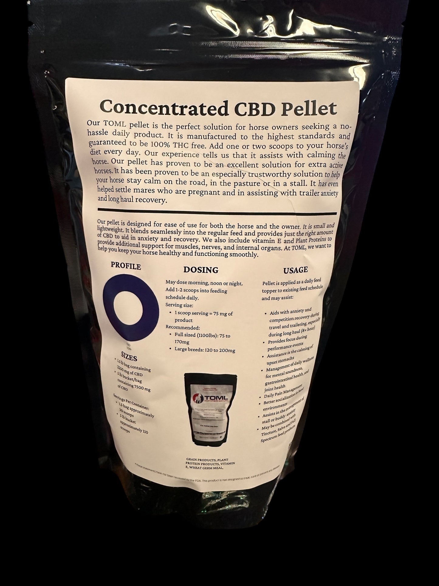 TOML Equine Pellets