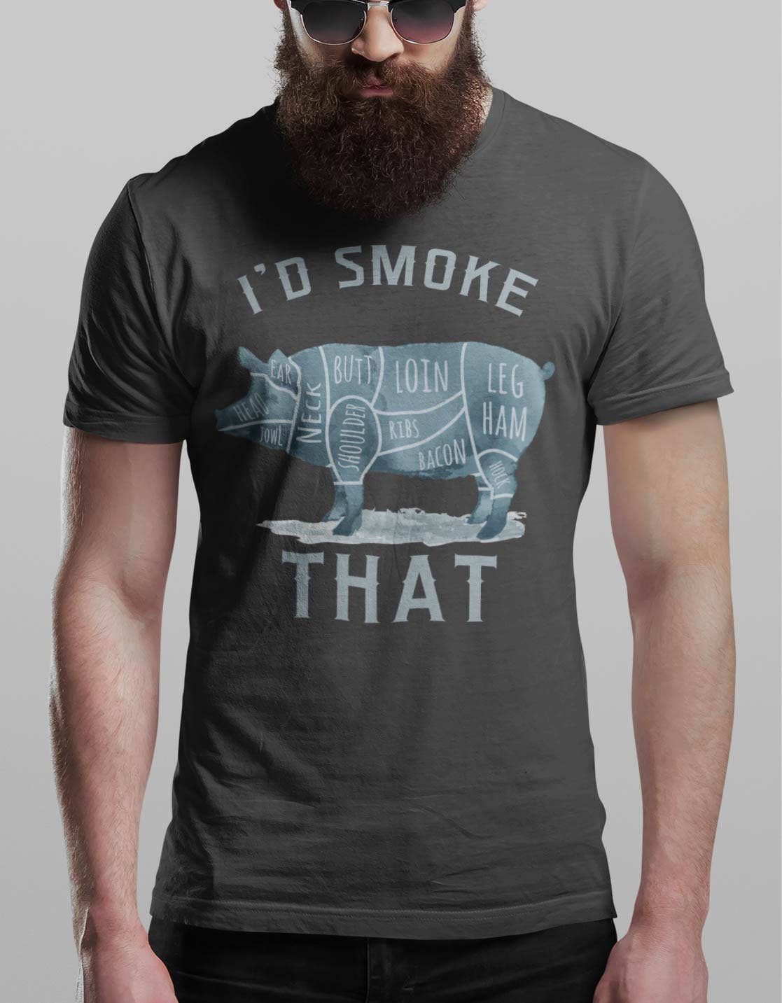 I'd Smoke That Pig Tee